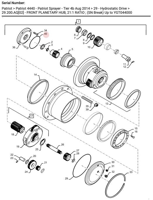 Case IH | Part # 87270225 | O-Ring
