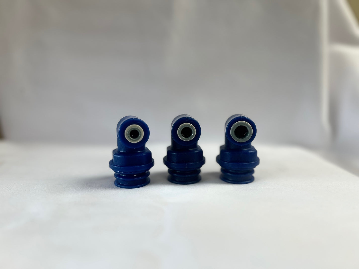 CDS-John Blue VisaGage II 3/8" Tube Push Connect Elbow Adapter - SMPT-0053