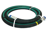 1-1/4" X 15' NH3 Nylon Braid Pre-coupled Hose Assembly - Parker 7262 Series-Mid-South Ag. Equipment