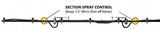 12 Ft. Spray Pattern Boom (20 In. Spacing)-Mid-South Ag. Equipment