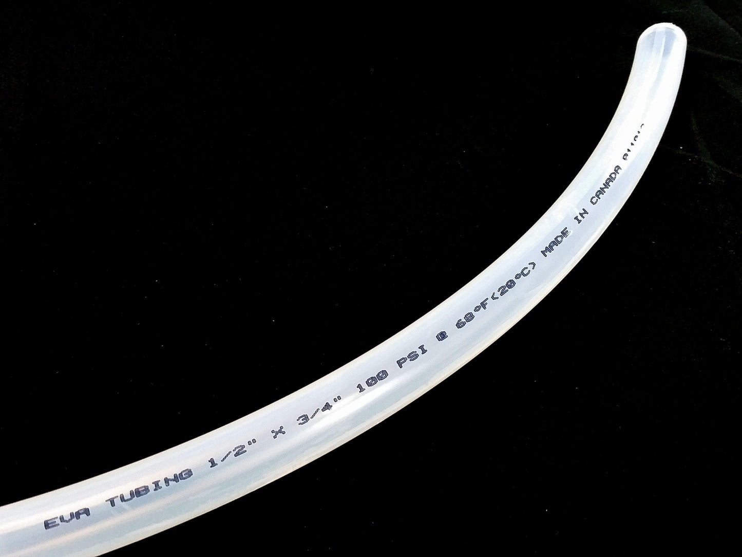 1/2" X 500' - EVA Natural (Translucent) Applicator Tubing - 500' Roll-Mid-South Ag. Equipment