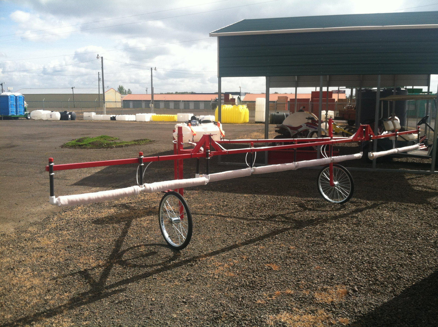 Pull-Type Drift Free Sponge Weed Wiper (10-40 ft) - Smucker MFG-SMUCKER MANUFACTURING-Mid-South Ag. Equipment