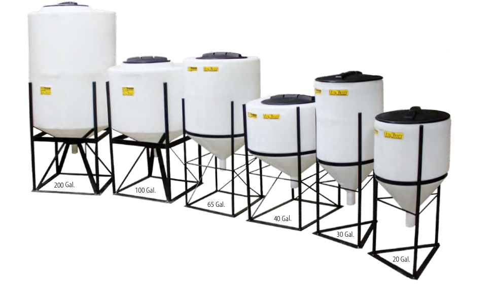 100 Gallon Tru-Kleen Chemical Inductor Tank (With Stand)