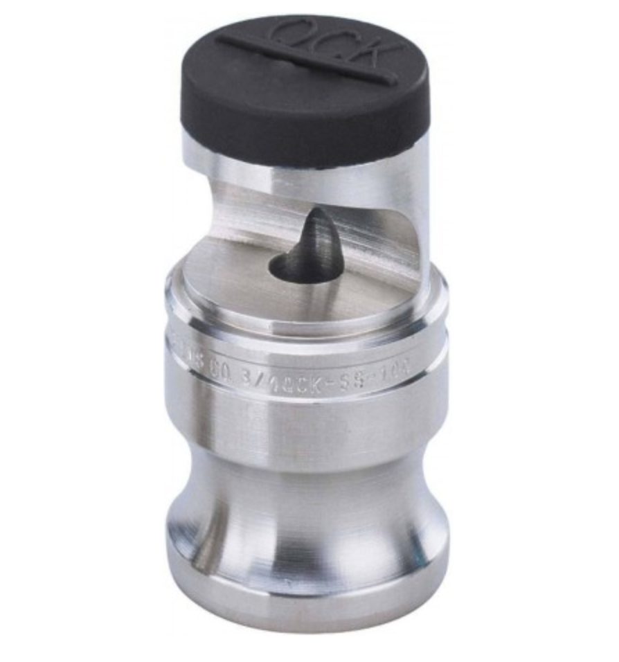 FloodJet Black Acetal-Stainless Steel Wide Angle Flat Spray Tip Nozzle