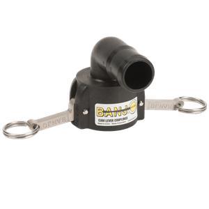 Banjo 150C90 - 1 1/2" 90 Degree Female Coupler x 1 1/2" Hose Shank with 225 Max PSI-BANJO-Mid-South Ag. Equipment