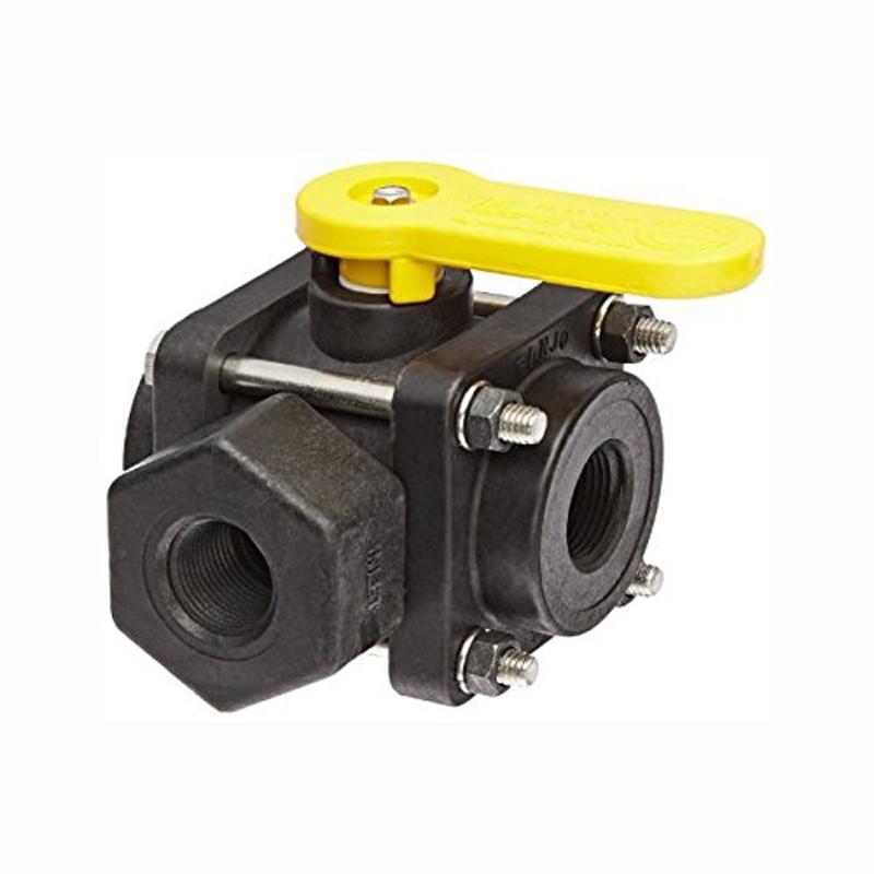 Bango 2" 3-Way Side Load Poly Ball Valves-Mid-South Ag. Equipment