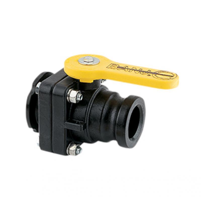 Banjo 2" Full Port Manifold Stubby Valve with Male Adapter-Mid-South Ag. Equipment