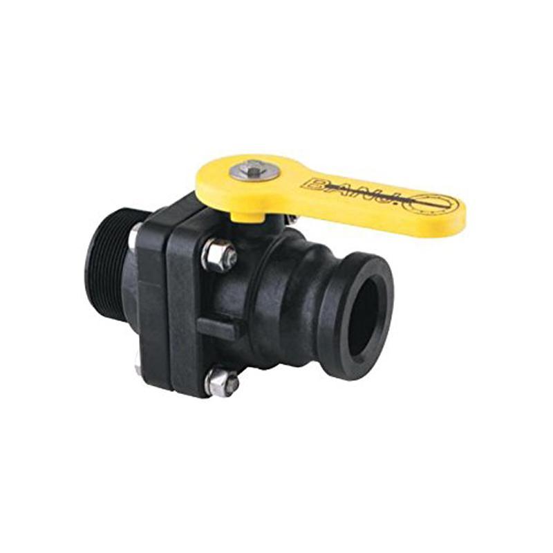 Banjo 2" Standard Port Stubby Ball Valve with 2" Male Adapter x 2" Male NPT-Mid-South Ag. Equipment