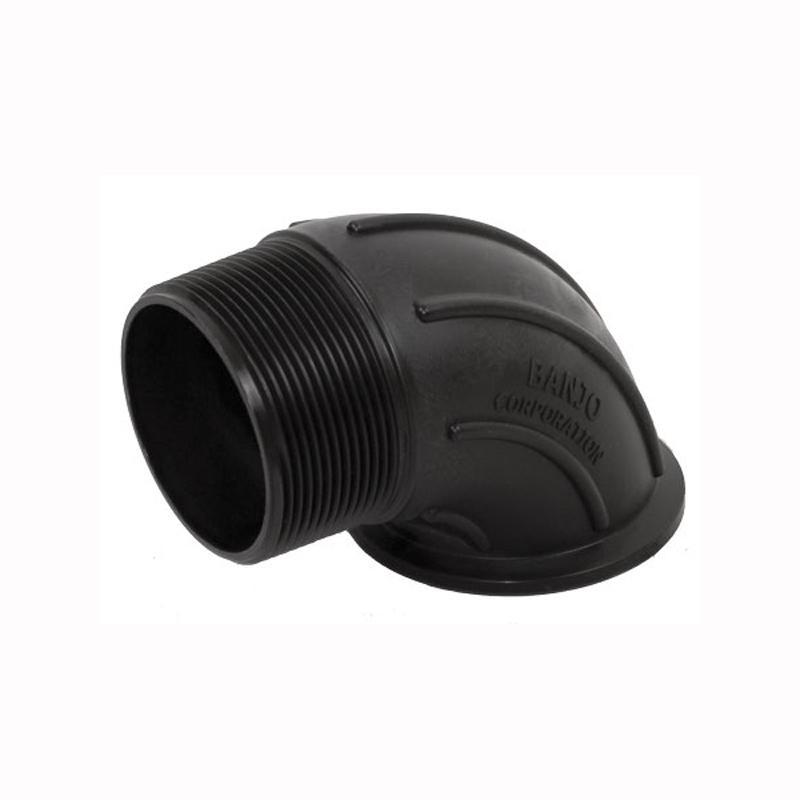 Banjo 3" Flange x Male NPT Thread Sweep-Mid-South Ag. Equipment