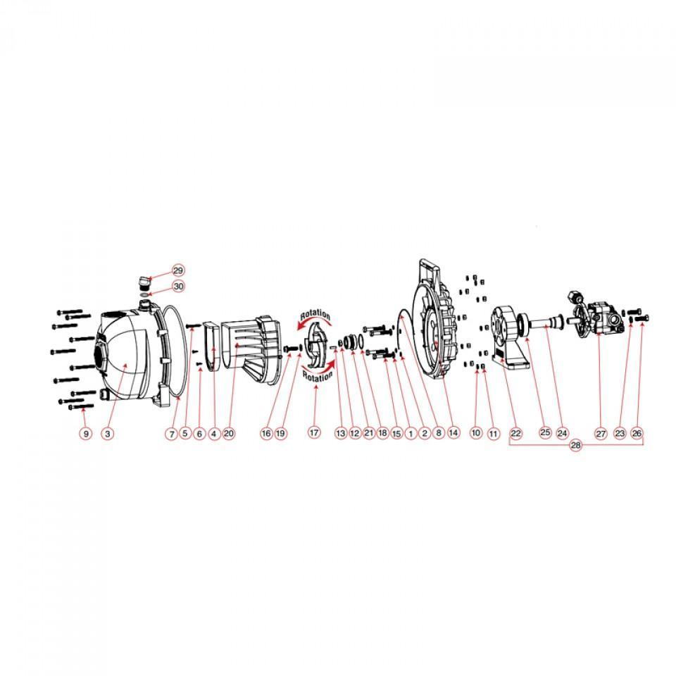 Banjo HY1003 - Hydraulic Motor Seal Kit-Mid-South Ag. Equipment