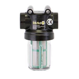 Banjo LSTM050-100C - 1/2" x 1/2" Clear Bowl Strainer with 100 Mesh Screen & 200 PSI-BANJO-Mid-South Ag. Equipment