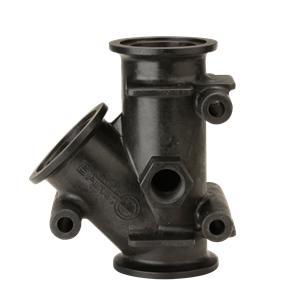 Banjo M220YG45 - 2" Full Port 45 Degree Y Flange with 3/4" Gauge Port & 225 Max PSI-BANJO-Mid-South Ag. Equipment