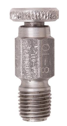 Continental NH3 - A-411-S - 1/4" Knurled Handle Bleeder Valve-Mid-South Ag. Equipment