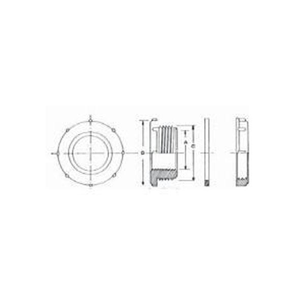 Hypro WBH12 Bulkhead Fitting-Mid-South Ag. Equipment