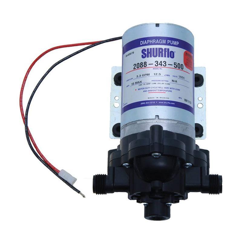 Hypro Shurflo Diaphragm Front Adapter 12VDC Pump-Mid-South Ag. Equipment