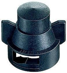 TeeJet - 19843-NYR - Quick TeeJet Shutoff Cap with Gasket - Black-Mid-South Ag. Equipment