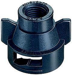 TeeJet - QJ4676-1/4-NYR - Quick TeeJet Cap with 1/4" FPT Outlet - includes Gasket - Black-Mid-South Ag. Equipment