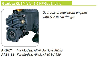 Annovi Reverberi Diaphragm Pump | AR115BP-GR3/4