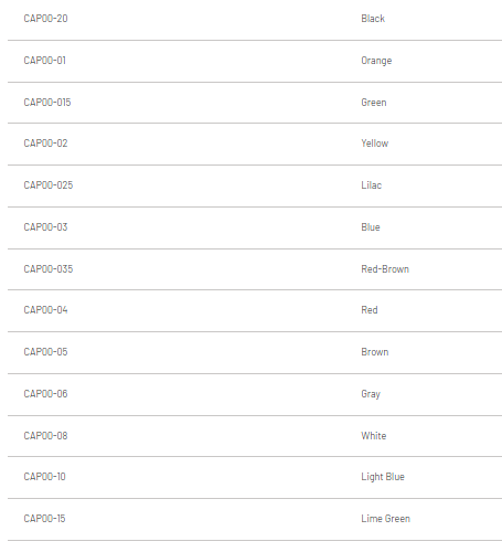 Hypro - CAP00-035 - Standard Cap with Gasket - Dark Red