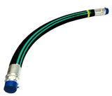 1-1/4" X 5' NH3 Nylon Braid Pre-coupled Hose Assembly - Parker 7262 Series-Mid-South Ag. Equipment