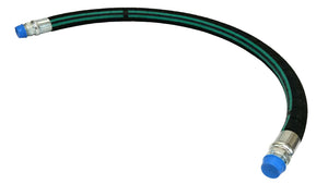 1" X 3' NH3 Nylon Braid Pre-coupled Hose Assembly - Parker 7262 Series-Mid-South Ag. Equipment