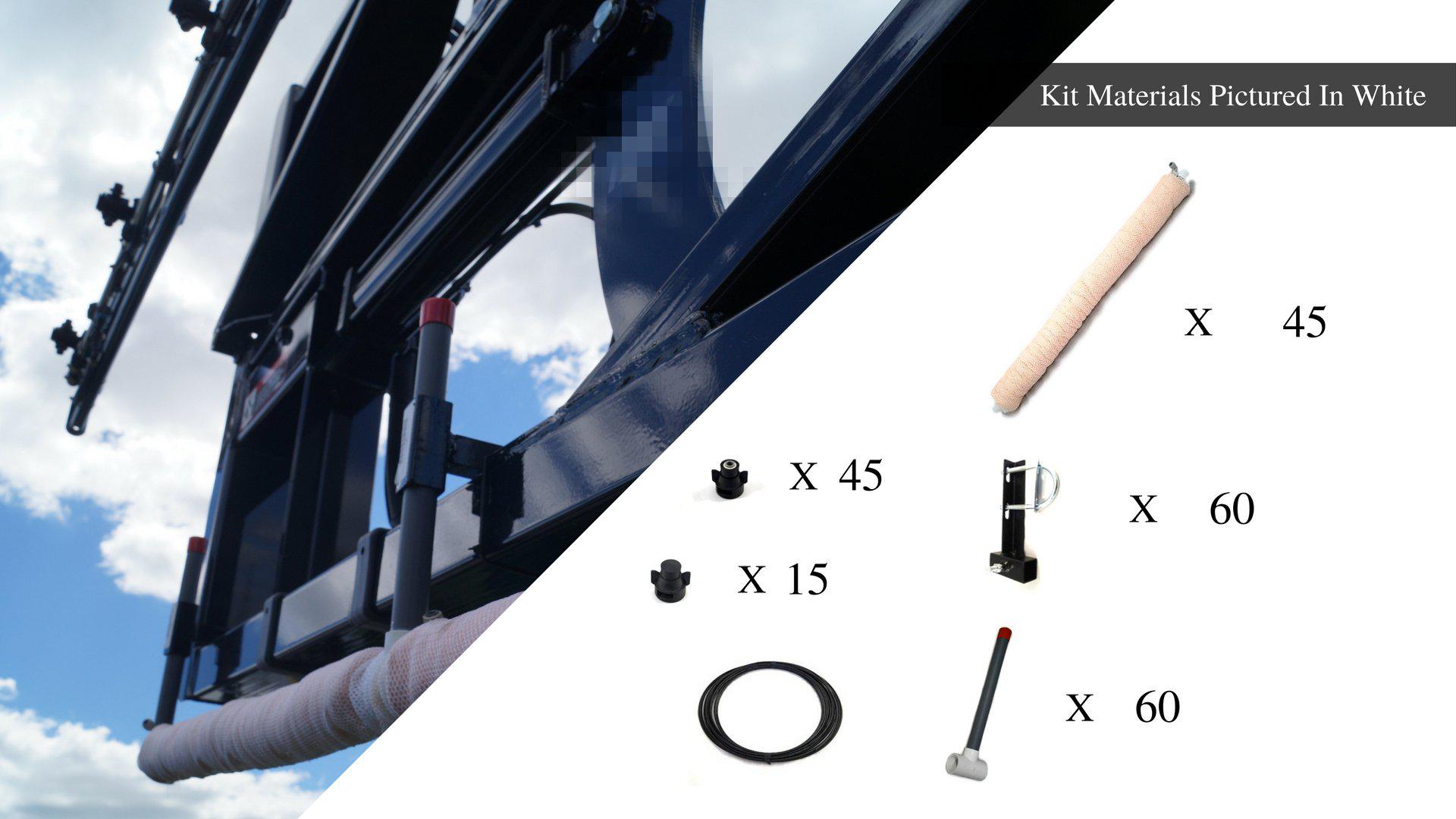 Sprayer Boom Weed Wiper Kits - Drift Free (up to 100ft) - Smucker MFG-SMUCKER MANUFACTURING-Mid-South Ag. Equipment