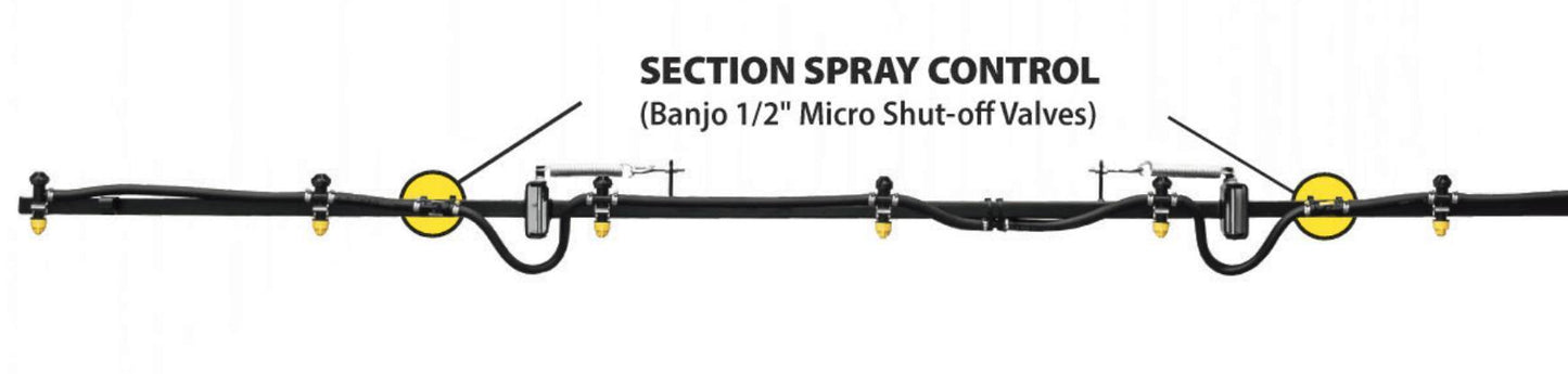 12 Ft. Spray Pattern Boom (20 In. Spacing)-Mid-South Ag. Equipment