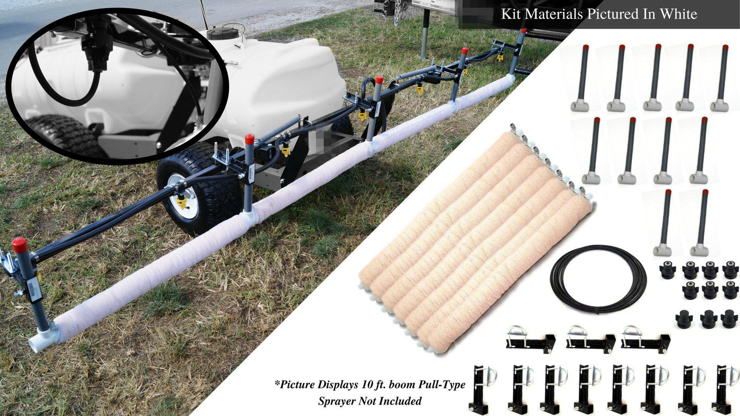 Sprayer Boom Weed Wiper Kits - Drift Free (up to 100ft) - Smucker MFG-SMUCKER MANUFACTURING-Mid-South Ag. Equipment