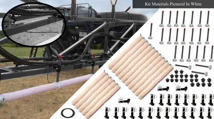Sprayer Boom Weed Wiper Kits - Drift Free (up to 100ft) - Smucker MFG-SMUCKER MANUFACTURING-Mid-South Ag. Equipment