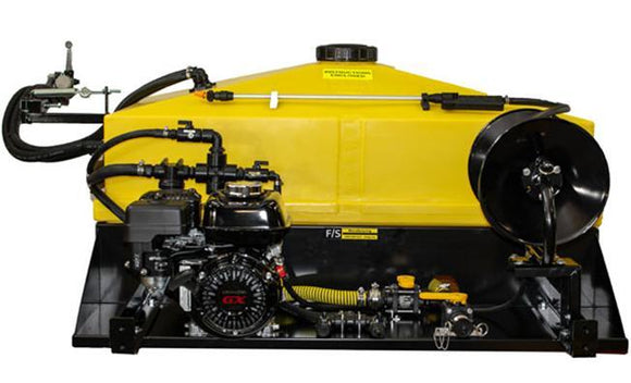 50Gal - Manually Controlled UTV Skid Sprayer - 4 HP Honda Engine w/ Ace Centrifugal Pump [57 PSI Max - 22.5 GPM Max]-Mid-South Ag. Equipment
