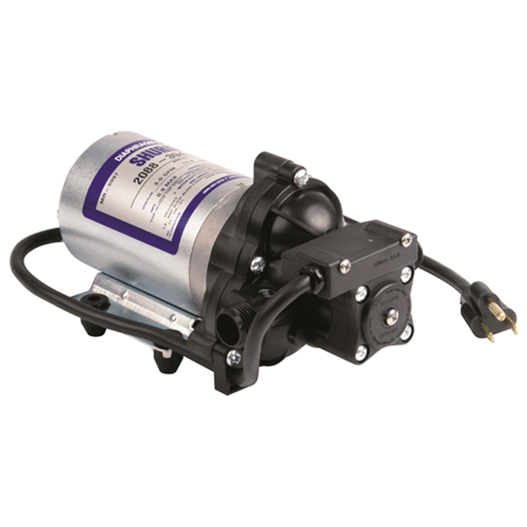 Shurflo | 8020-503-250 Diaphragm Pump Bypass 115 VAC 3/8