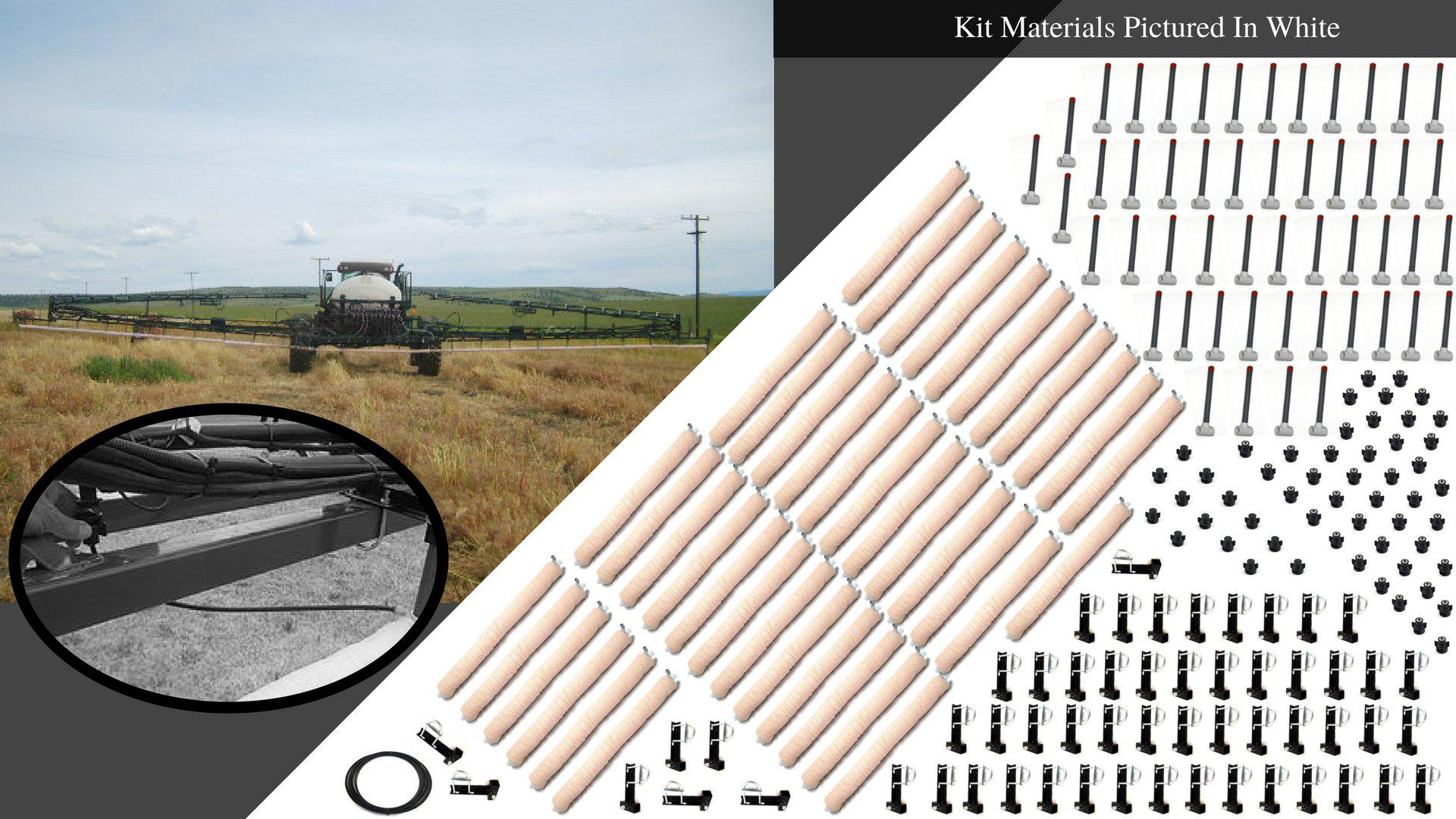 Sprayer Boom Weed Wiper Kits - Drift Free (up to 100ft) - Smucker MFG-SMUCKER MANUFACTURING-Mid-South Ag. Equipment