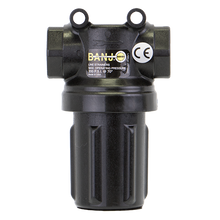 Banjo LSTM050-80 - 1/2" x 1/2" Black Bowl Strainer with 80 Mesh Screen & 200 PSI