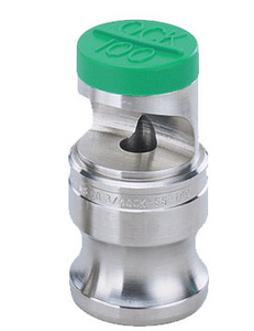FloodJet Green Acetal-Stainless Steel Wide Angle Flat Spray Tip Nozzle