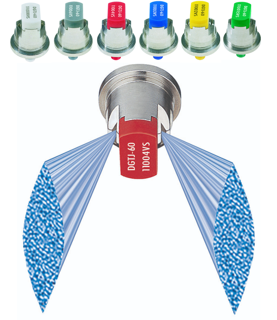 TeeJet - DG TwinJet - Drift Guard Twin Flat Spray Tips-Drift Guard Twin Flat Spray Tips | shop.MidSouthAg.com