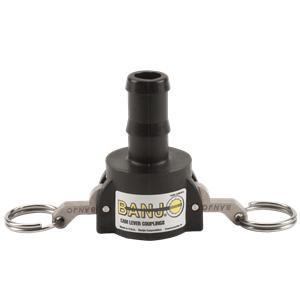 Banjo 075C - 3/4" Female Coupler x 3/4" Hose Shank with 300 Max PSI-BANJO-Mid-South Ag. Equipment