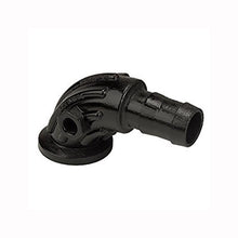 Banjo 1" Full Port Flange x 1" Hose Shank Sweep with 1/4" Gauge Port-Mid-South Ag. Equipment