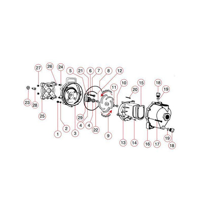 Banjo 12046 - 56C Frame Adapter-Mid-South Ag. Equipment