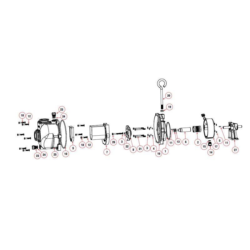 Banjo 15703W - Rear Bracket-Mid-South Ag. Equipment