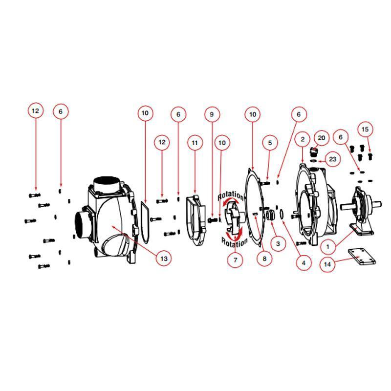 Banjo 16099 - Impeller Removal Bolt-Mid-South Ag. Equipment