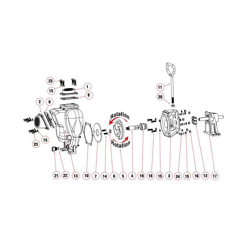 Banjo 17002SS - Stainless Steel Inlet Flange-Mid-South Ag. Equipment
