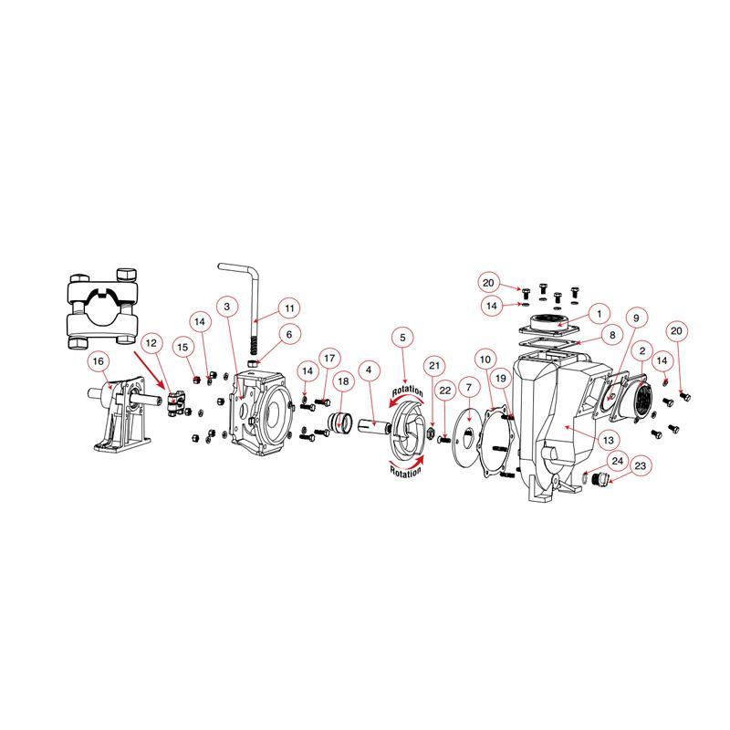 Banjo 17005 - 5/8" Sleeve Drive for Electric Motors-Mid-South Ag. Equipment