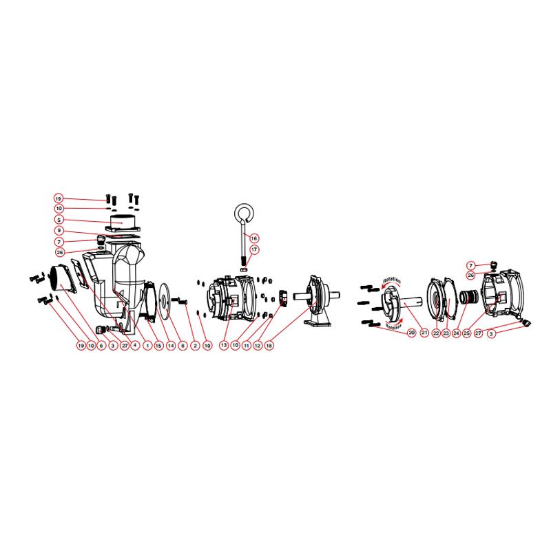 Banjo 18200A - Wet Seal Assembly-Mid-South Ag. Equipment