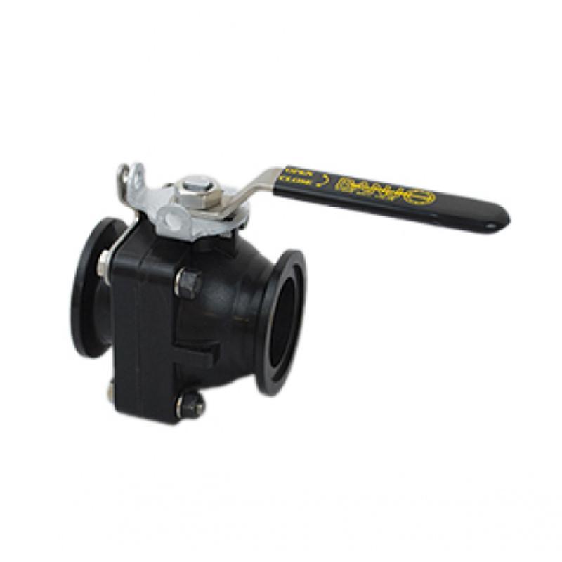 Banjo 2" Full Port Manifold Stubby Valve with 2" FP Flange x 2" FP Flange-Mid-South Ag. Equipment