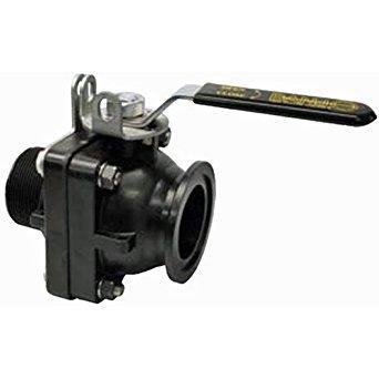 Banjo 2" Full Port Manifold Stubby Valve with 2" FP NPT x 2" Male Flange-Mid-South Ag. Equipment