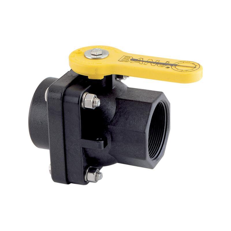 Banjo 2" Full Port Stubby Ball Valve with 2" Female NPT x 2" Female NPT-Mid-South Ag. Equipment