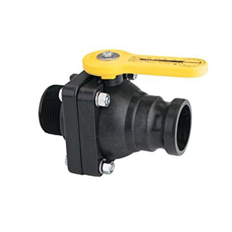 Banjo 2" Full Port Stubby Ball Valve with 2" Male Adapter x 2" Female NPT-Mid-South Ag. Equipment