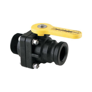 Banjo 2" Full Port Stubby Ball Valve with 2" Male Adapter x 2" Male NPT-Mid-South Ag. Equipment