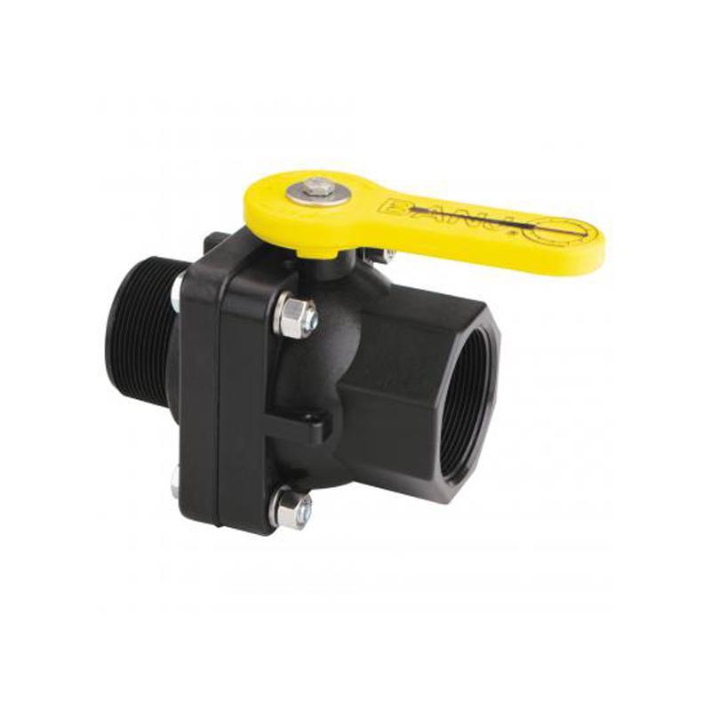 Banjo 2" Full Port Stubby Ball Valve with 2" Male NPT x 2" Female NPT-Mid-South Ag. Equipment