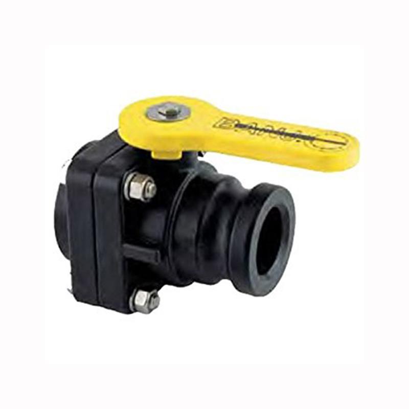 Banjo 2" Standard Port Stubby Ball Valve with 2" Male Adapter x 2" Female NPT-Mid-South Ag. Equipment